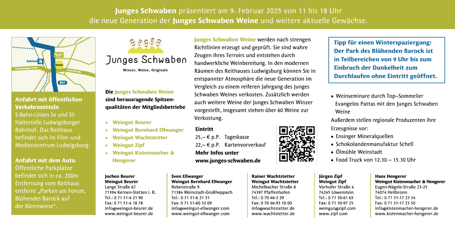 Präsentation der Junges Schwaben Weine 2025